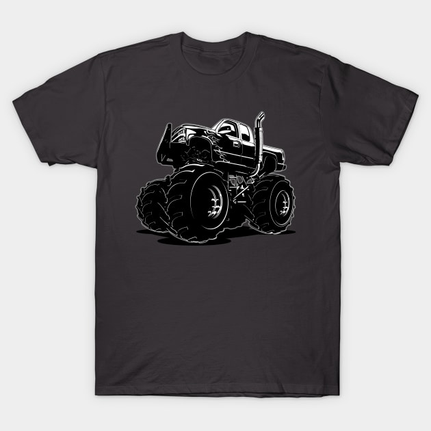 Cartoon Monster Truck T-Shirt by Mechanik